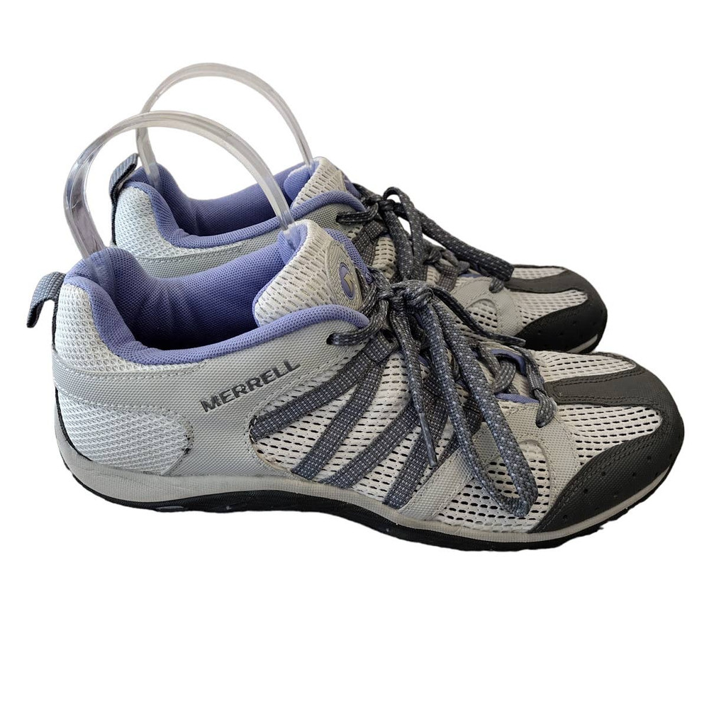 Merrell | Gray & Purple Mykos Octo Stretch Walking/Hiking Shoes
